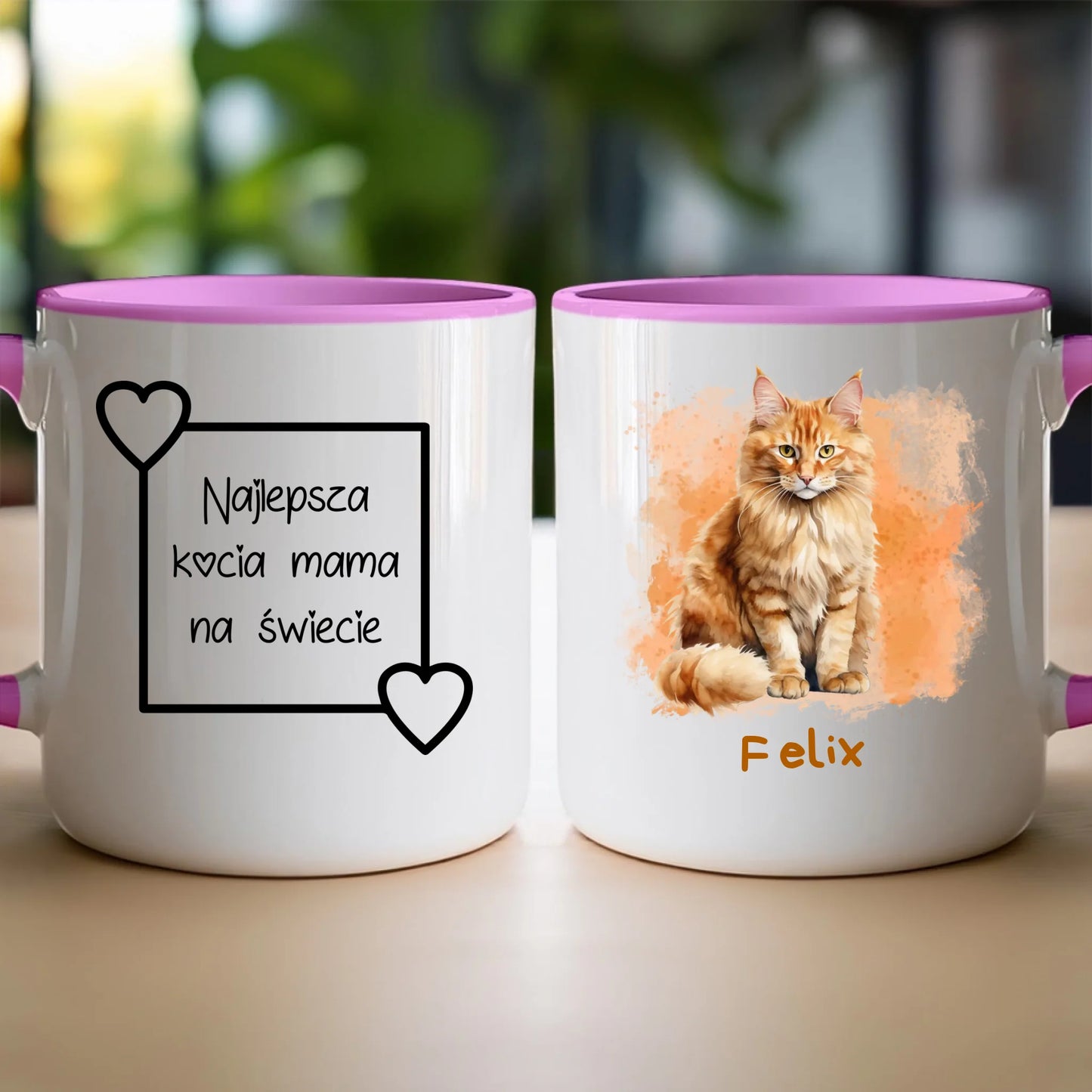 Kubek personalizowany z kotem #1000