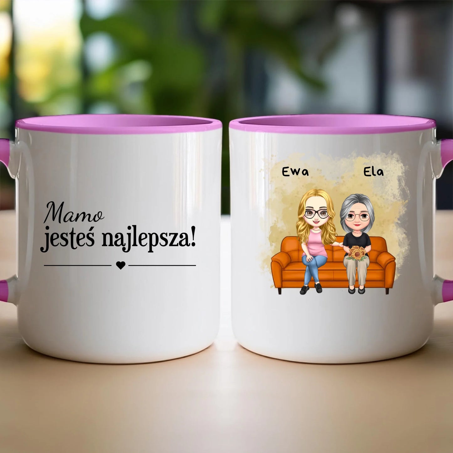 Kubek personalizowany dla mamy i córki #314
