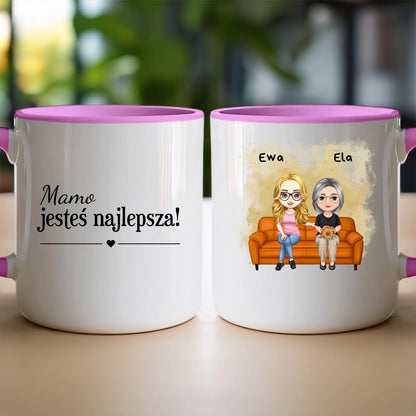 Kubek personalizowany dla mamy i córki #314