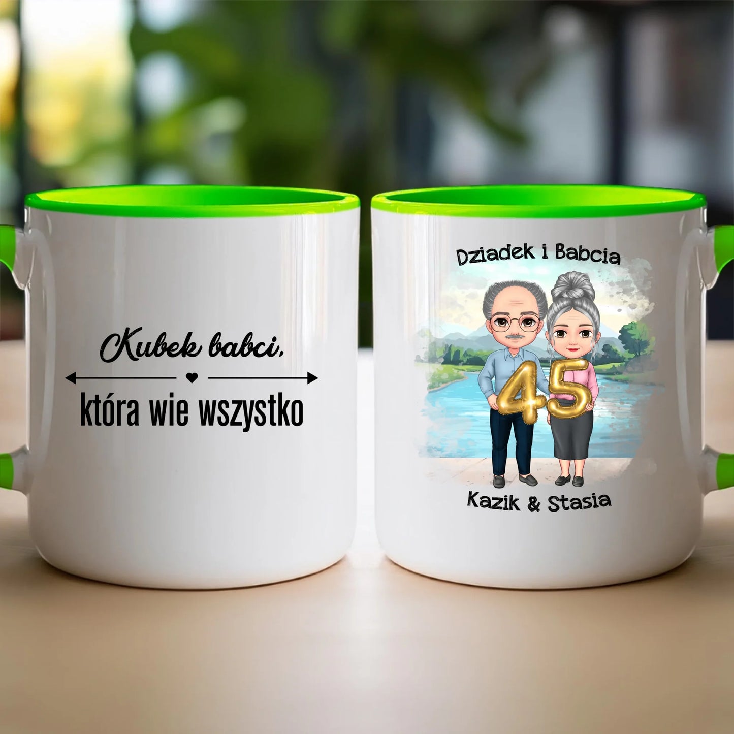 Kubek personalizowany dla babci i dziadka #606