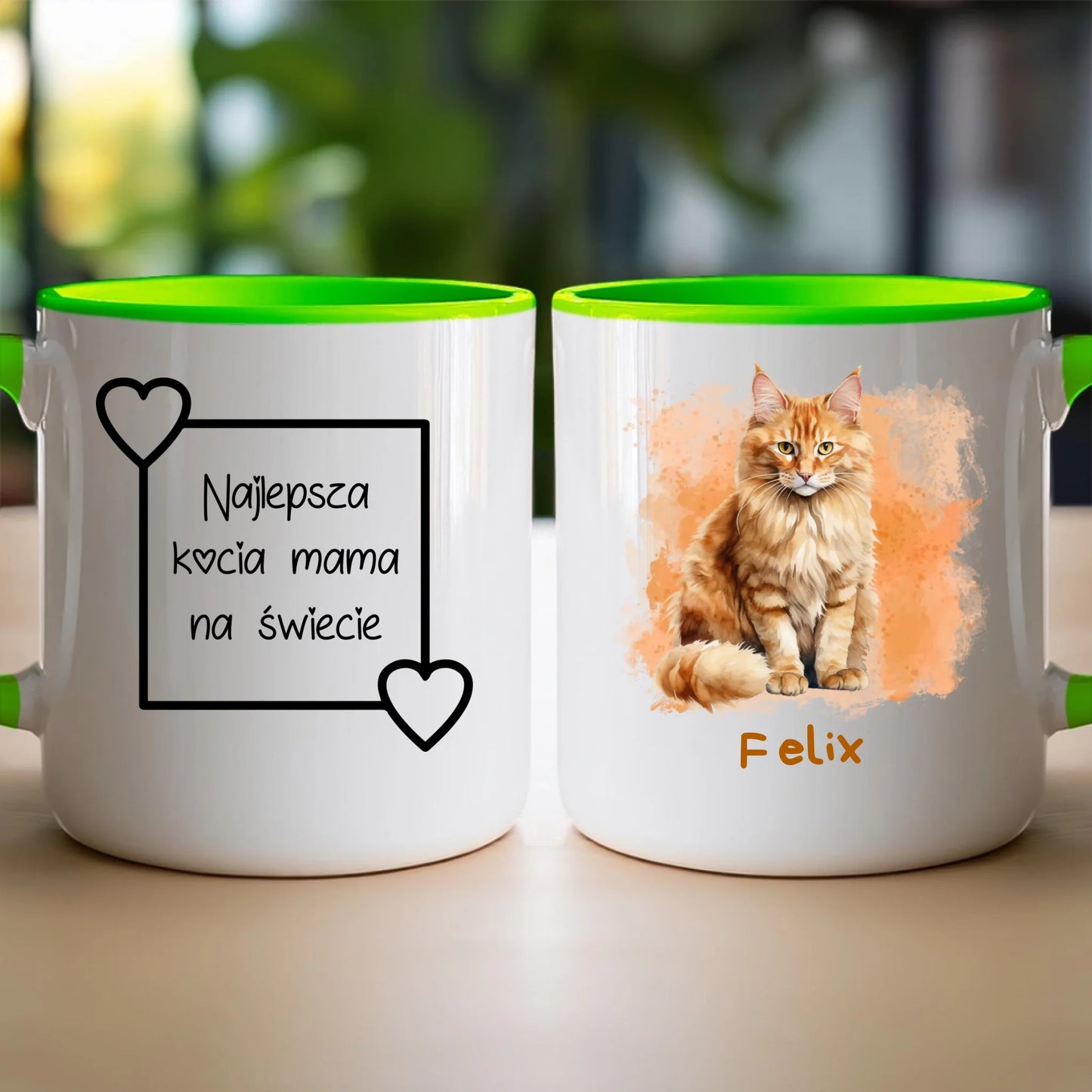 Kubek personalizowany z kotem #1000