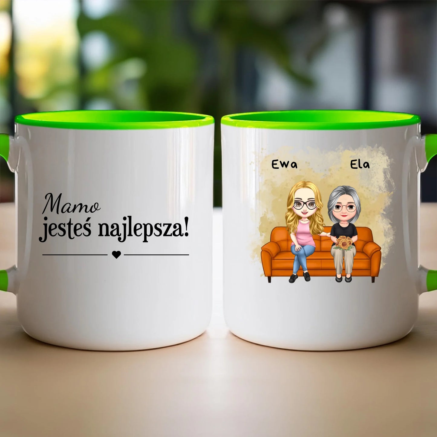 Kubek personalizowany dla mamy i córki #314
