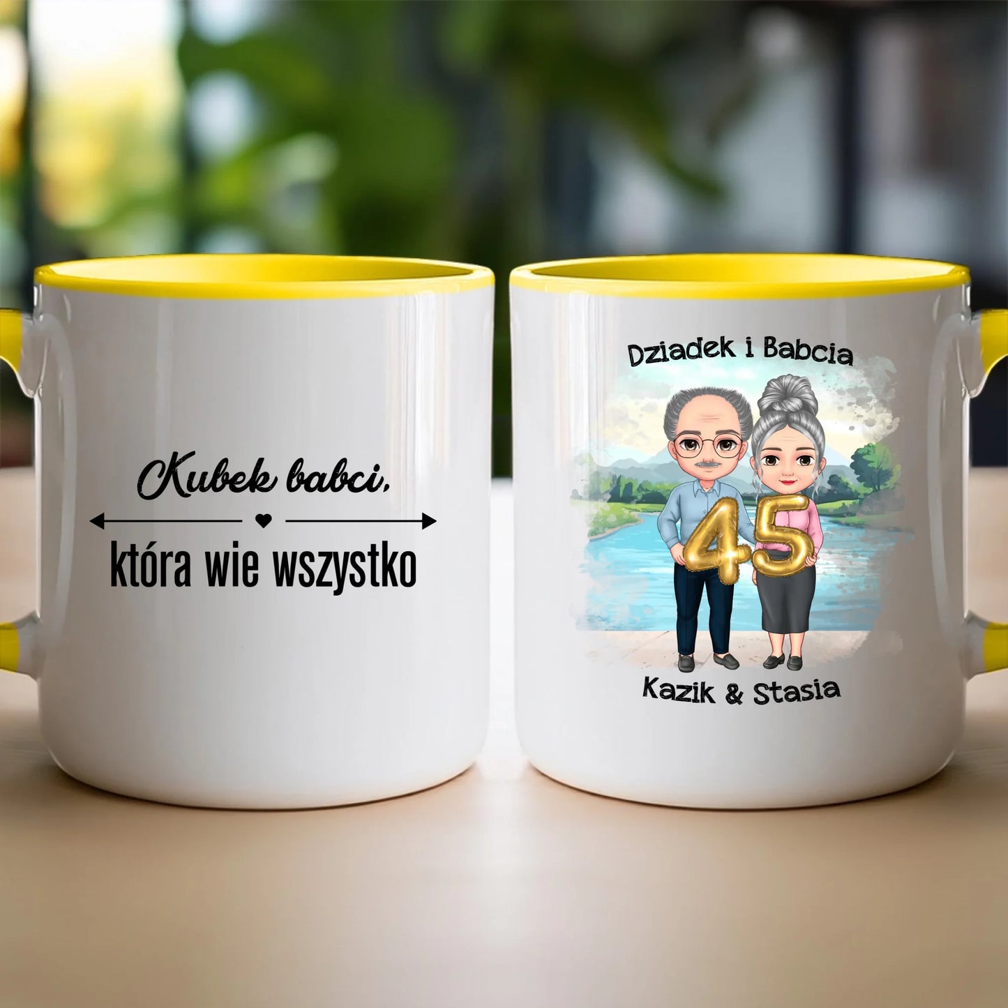 Kubek personalizowany dla babci i dziadka #606