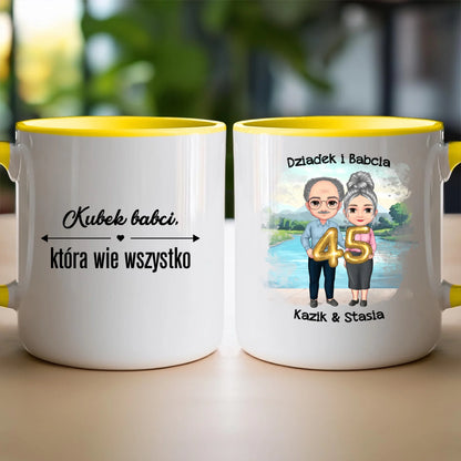 Kubek personalizowany dla babci i dziadka #606