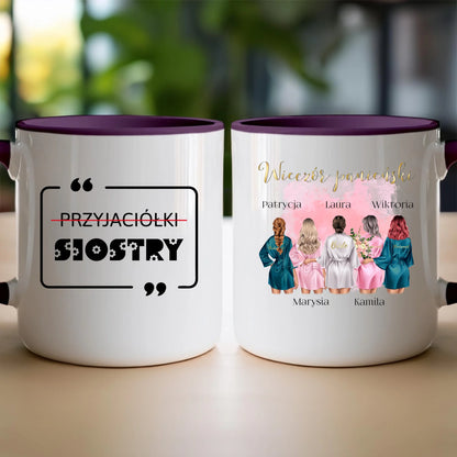 Kubek personalizowany dla przyjaciółek - wieczór panieński #161