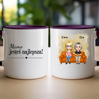 Kubek personalizowany dla mamy i córki #314