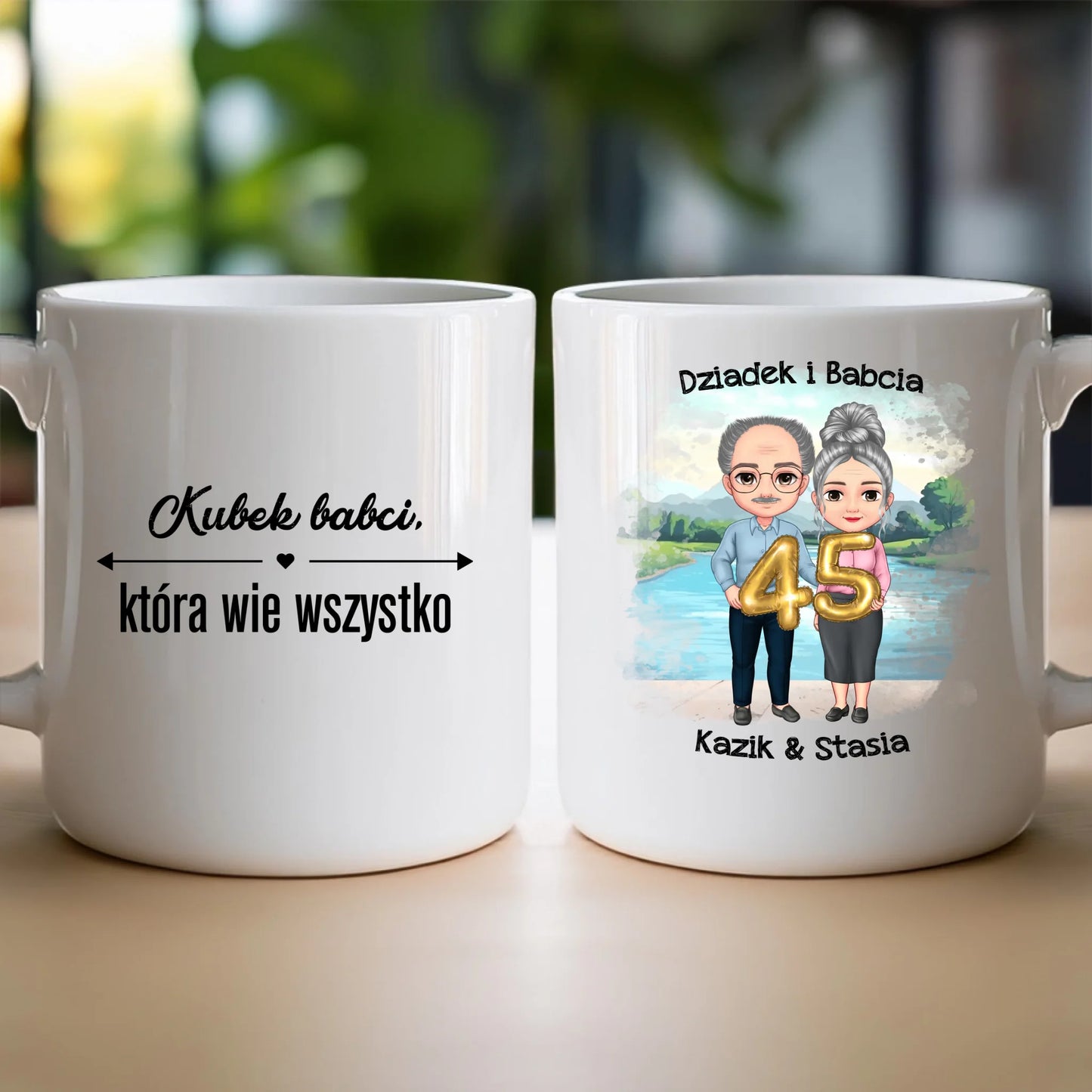 Kubek personalizowany dla babci i dziadka #606
