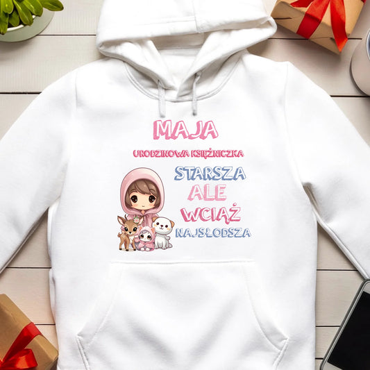 Bluza personalizowana na urodziny - urodzinowa księżniczka #5007
