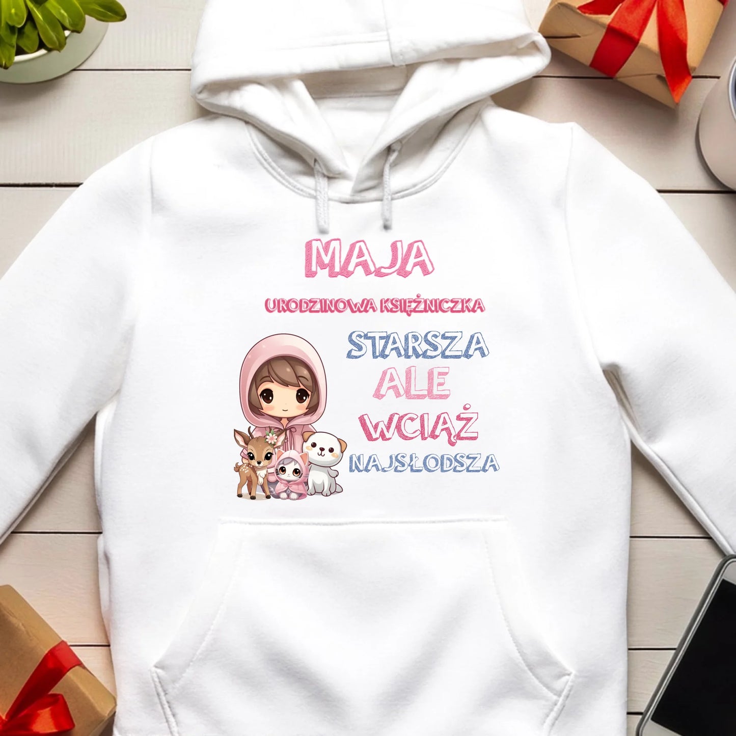 Bluza personalizowana na urodziny - urodzinowa księżniczka #5007