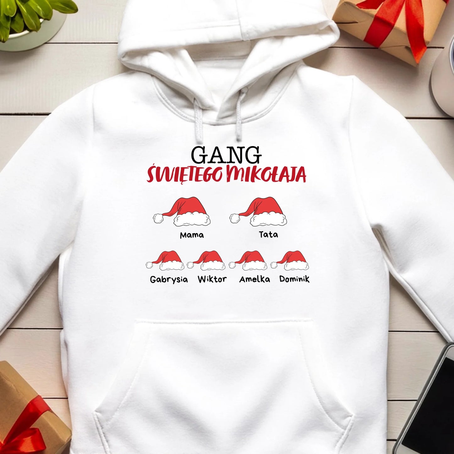 Bluza personalizowana dla rodziny - świąteczna #806