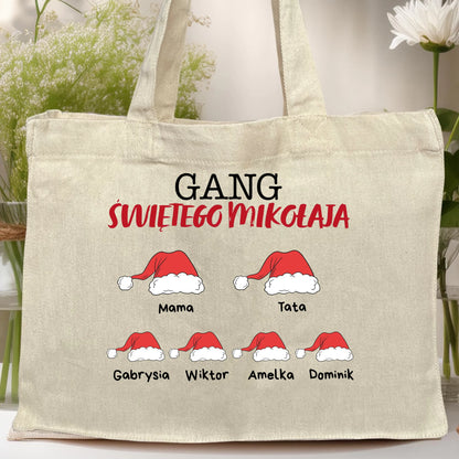 Torba personalizowana dla rodziny - świąteczna #806