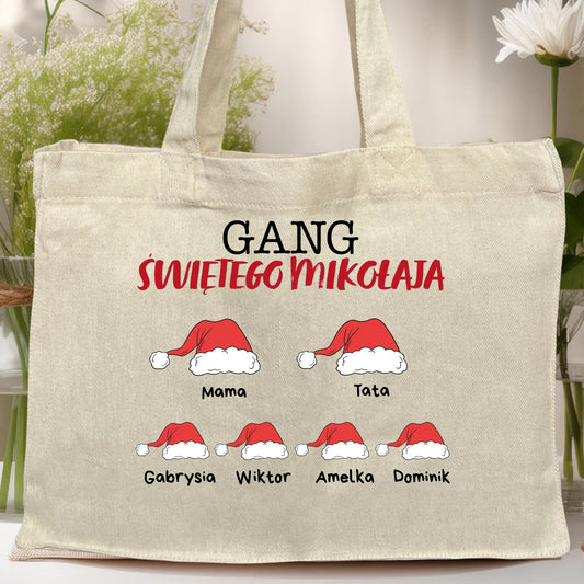 Torba personalizowana dla rodziny - świąteczna #806