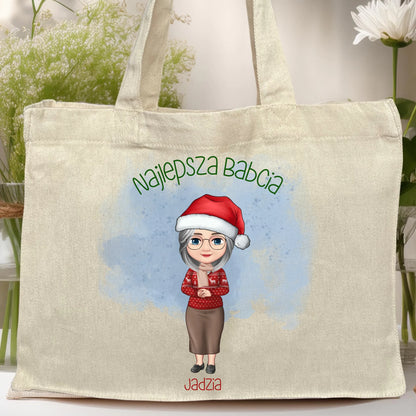 Torba personalizowana dla babci świąteczna #232