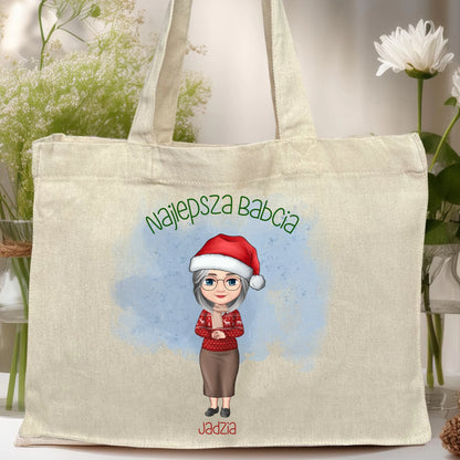 Torba personalizowana dla babci świąteczna #232