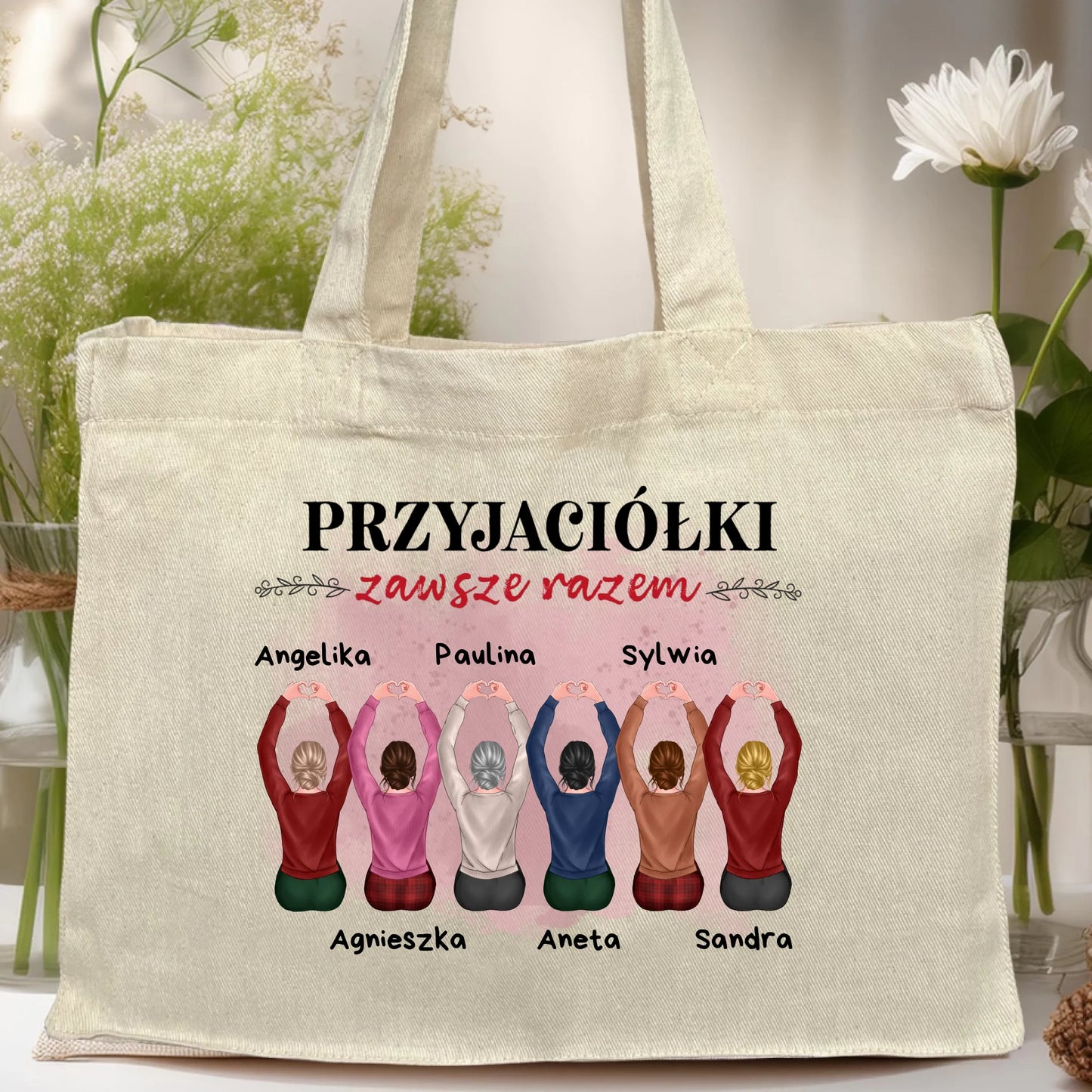 Torba personalizowana dla przyjaciółek 2-6 osób #121