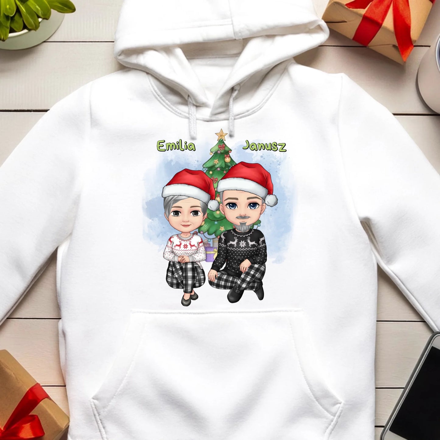 Bluza personalizowana świąteczna dla babci i dziadka #603