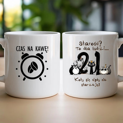 Kubek personalizowany na urodziny - kociaki #5012