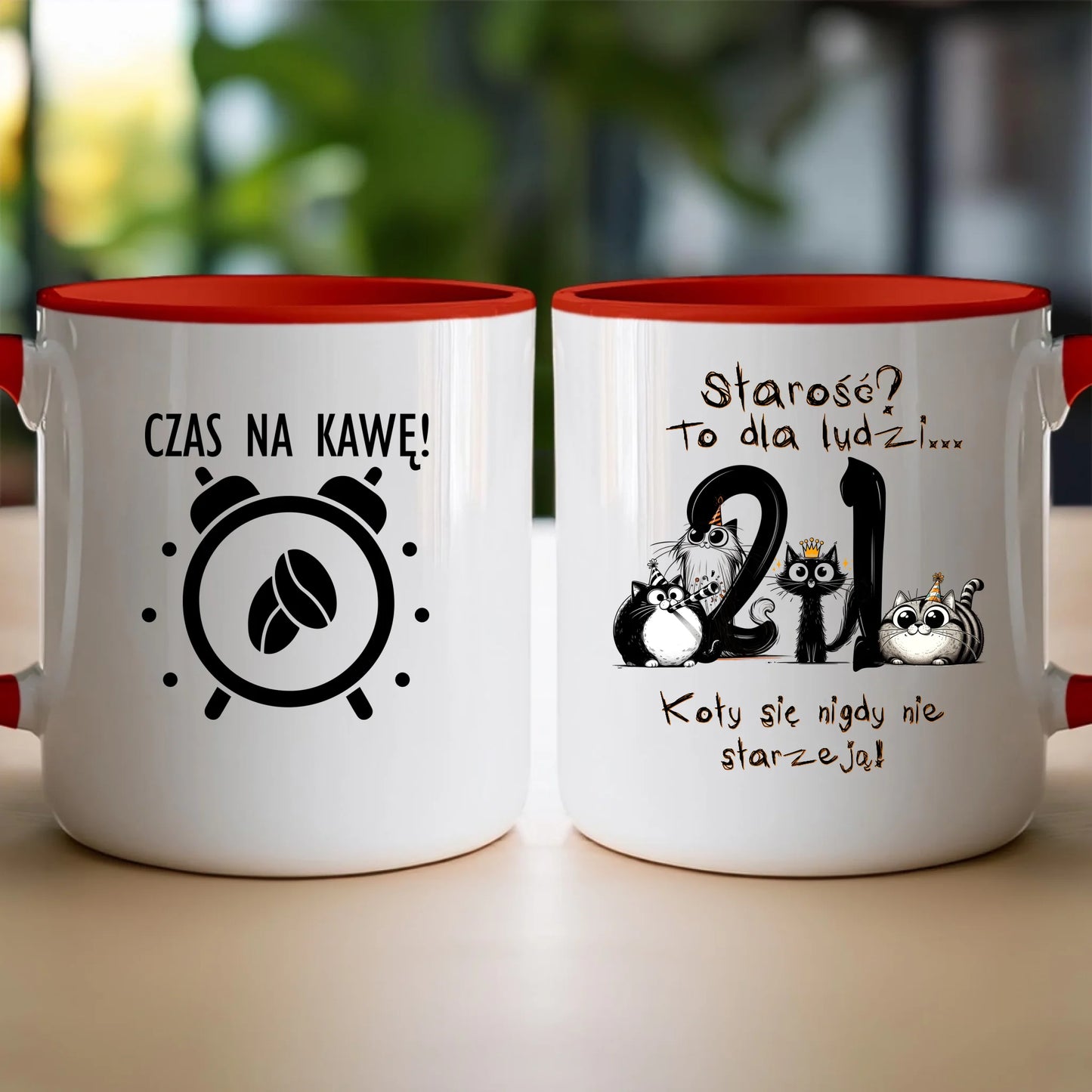 Kubek personalizowany na urodziny - kociaki #5012