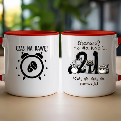 Kubek personalizowany na urodziny - kociaki #5012