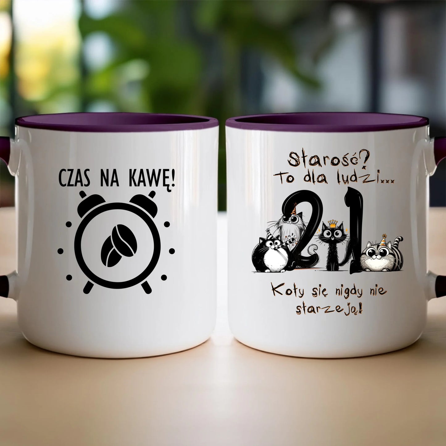 Kubek personalizowany na urodziny - kociaki #5012