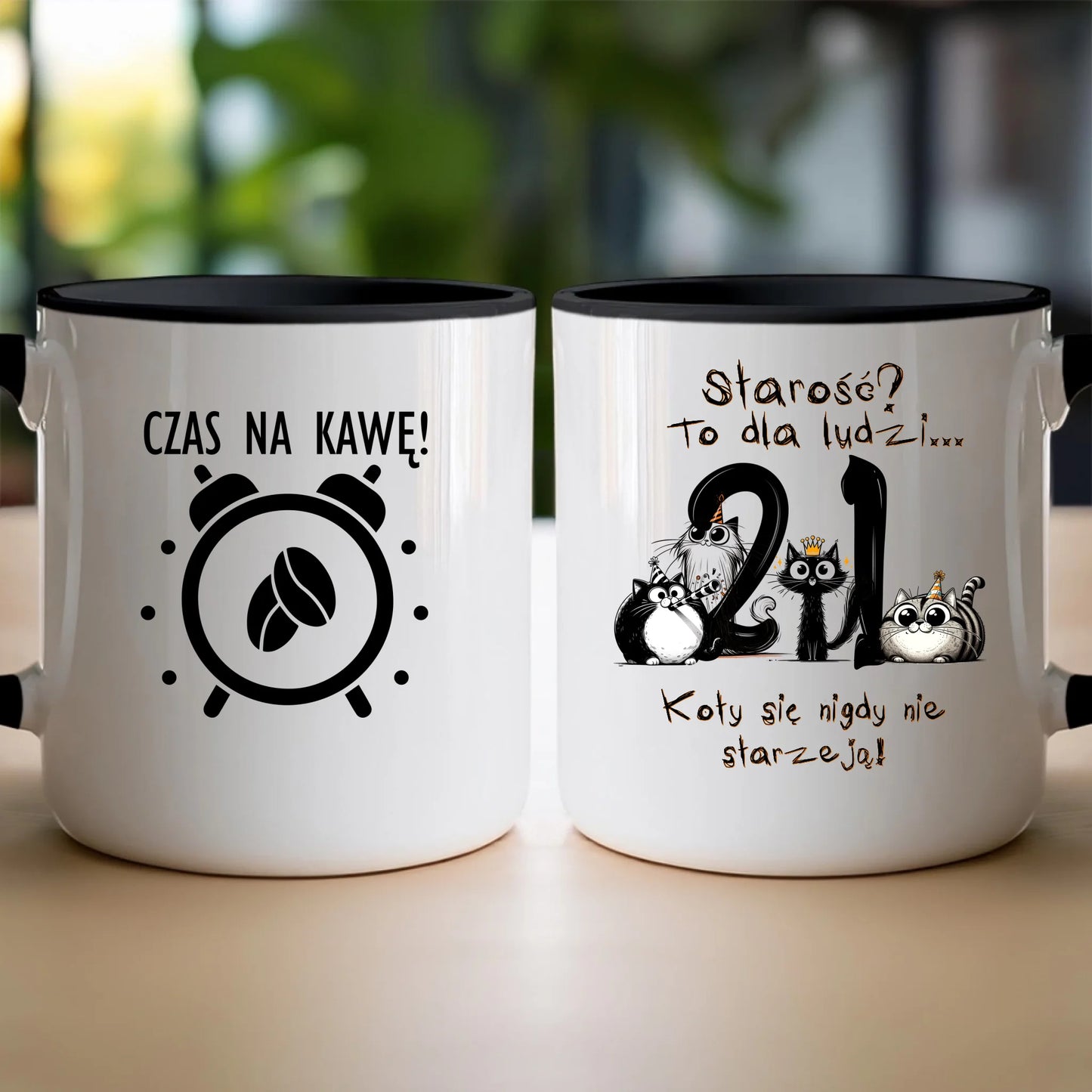 Kubek personalizowany na urodziny - kociaki #5012
