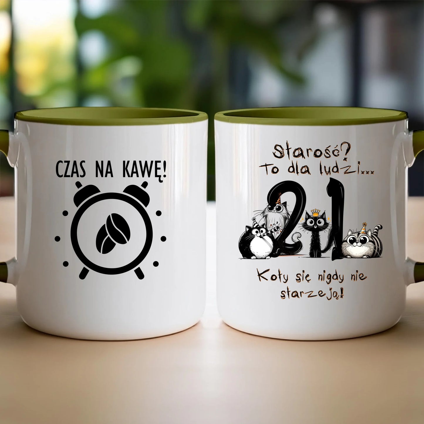Kubek personalizowany na urodziny - kociaki #5012