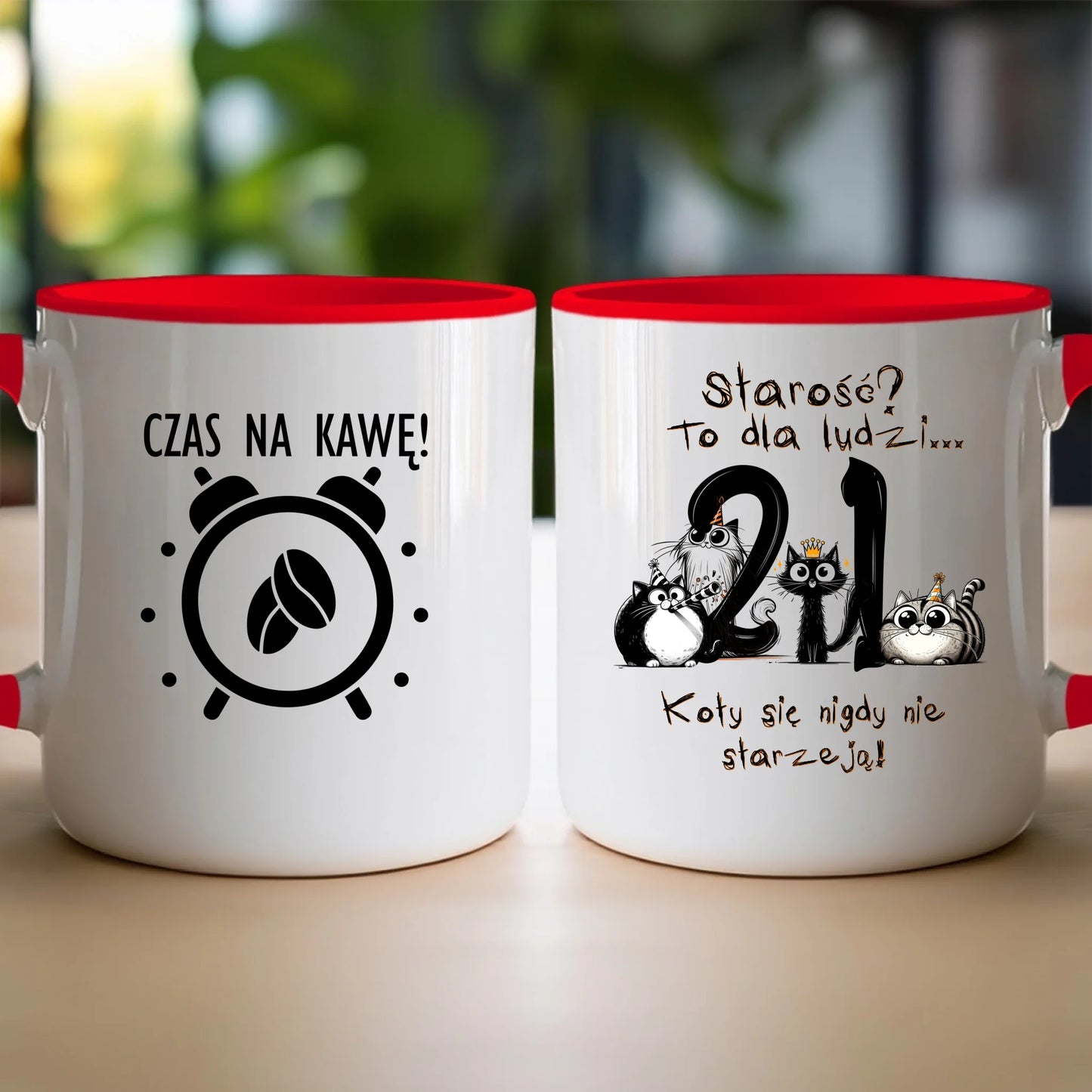 Kubek personalizowany na urodziny - kociaki #5012