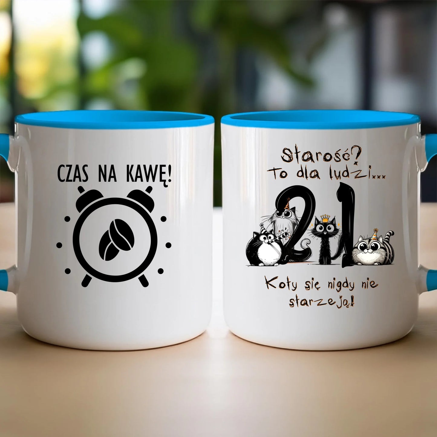Kubek personalizowany na urodziny - kociaki #5012
