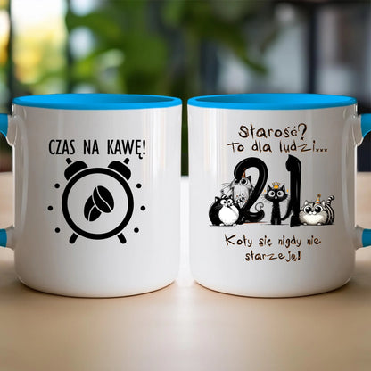 Kubek personalizowany na urodziny - kociaki #5012