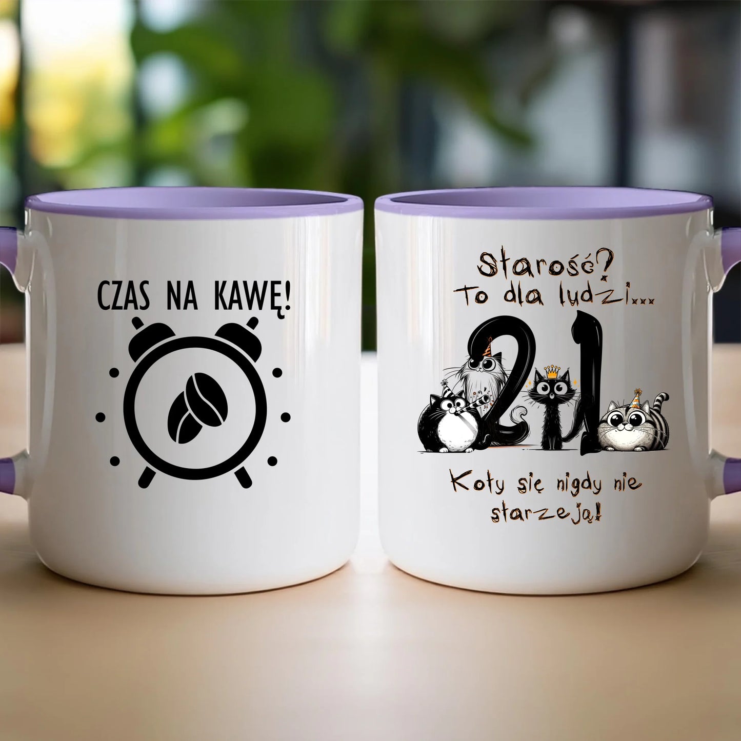 Kubek personalizowany na urodziny - kociaki #5012