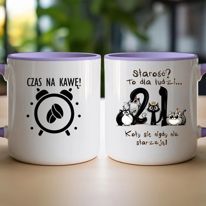 Kubek personalizowany na urodziny - kociaki #5012