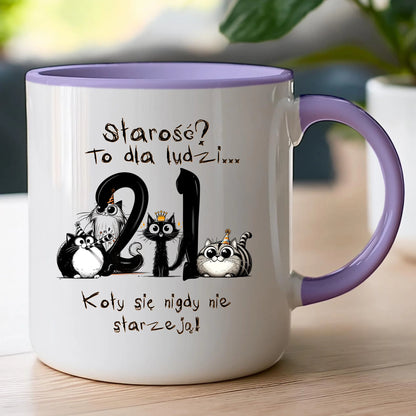 Kubek personalizowany na urodziny - kociaki #5012