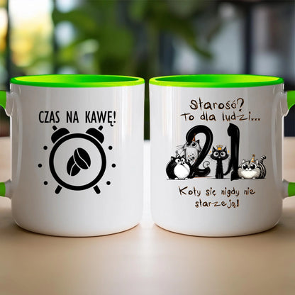Kubek personalizowany na urodziny - kociaki #5012