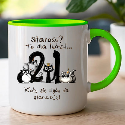 Kubek personalizowany na urodziny - kociaki #5012