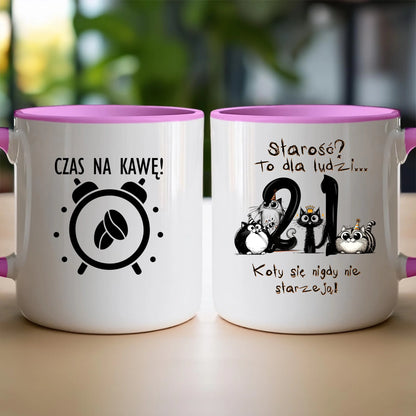 Kubek personalizowany na urodziny - kociaki #5012