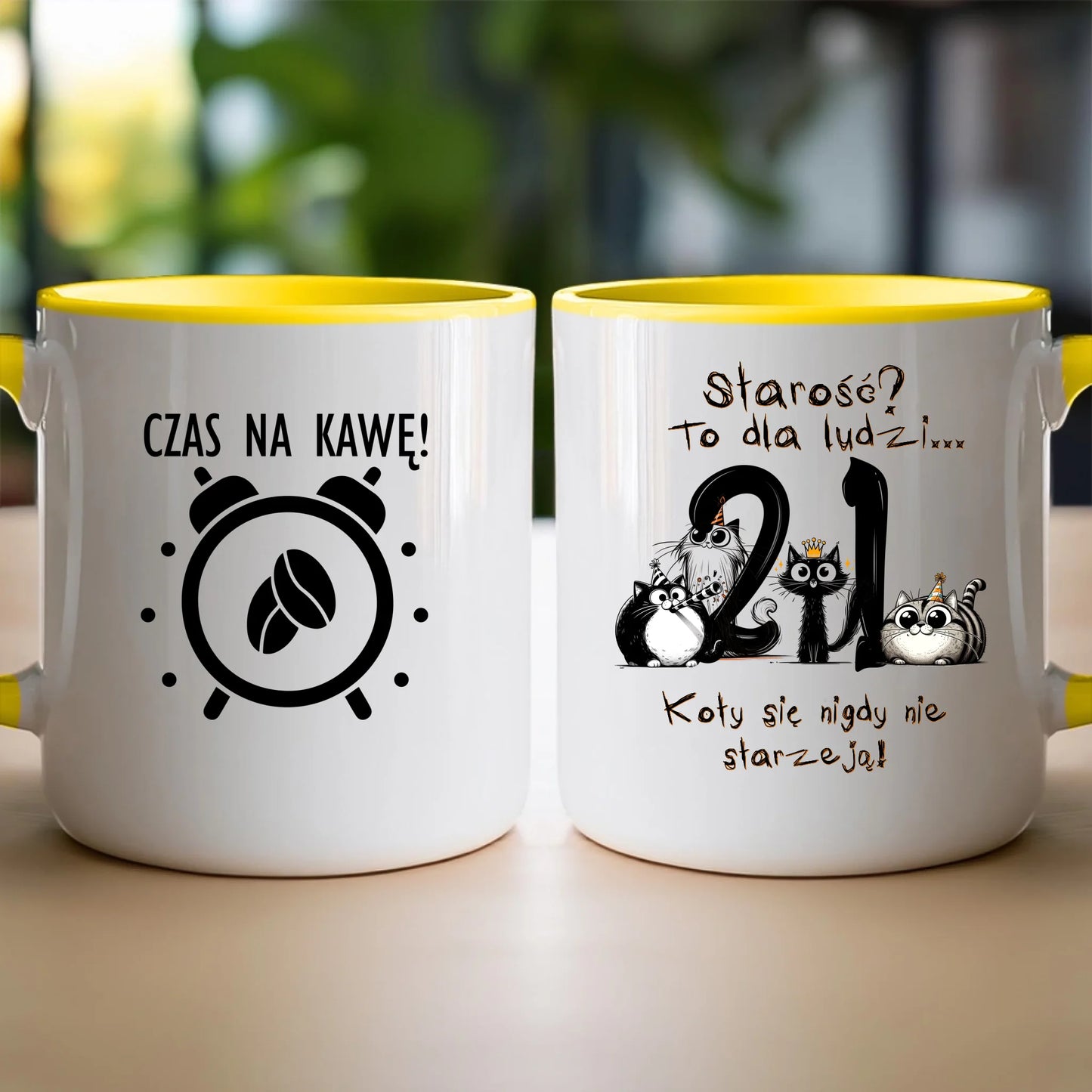 Kubek personalizowany na urodziny - kociaki #5012