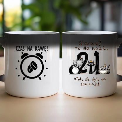 Kubek personalizowany na urodziny - kociaki #5012