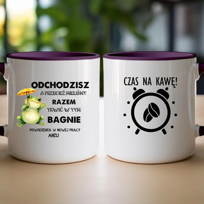 Kubek personalizowany - Odejście z pracy #402