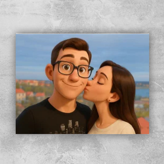 Obraz z własnym zdjęciem - jak z bajki! [AI]