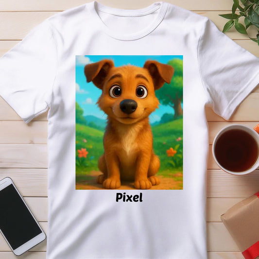 Koszulka ze zdjęciem zwierzaka - jak z bajki! [AI]