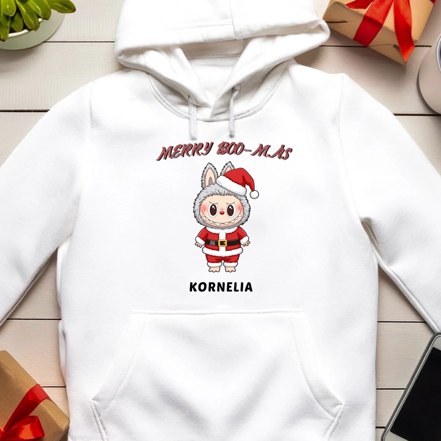 Personalizowana bluza na święta - Uroczy Potworek #513