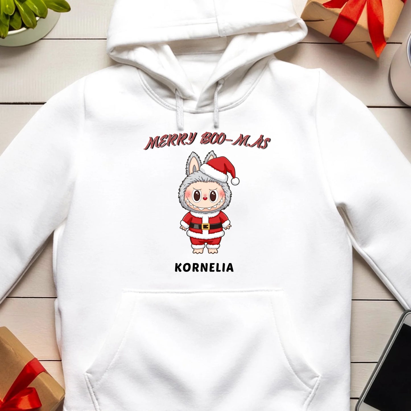 Personalizowana bluza na święta - Uroczy Potworek #513