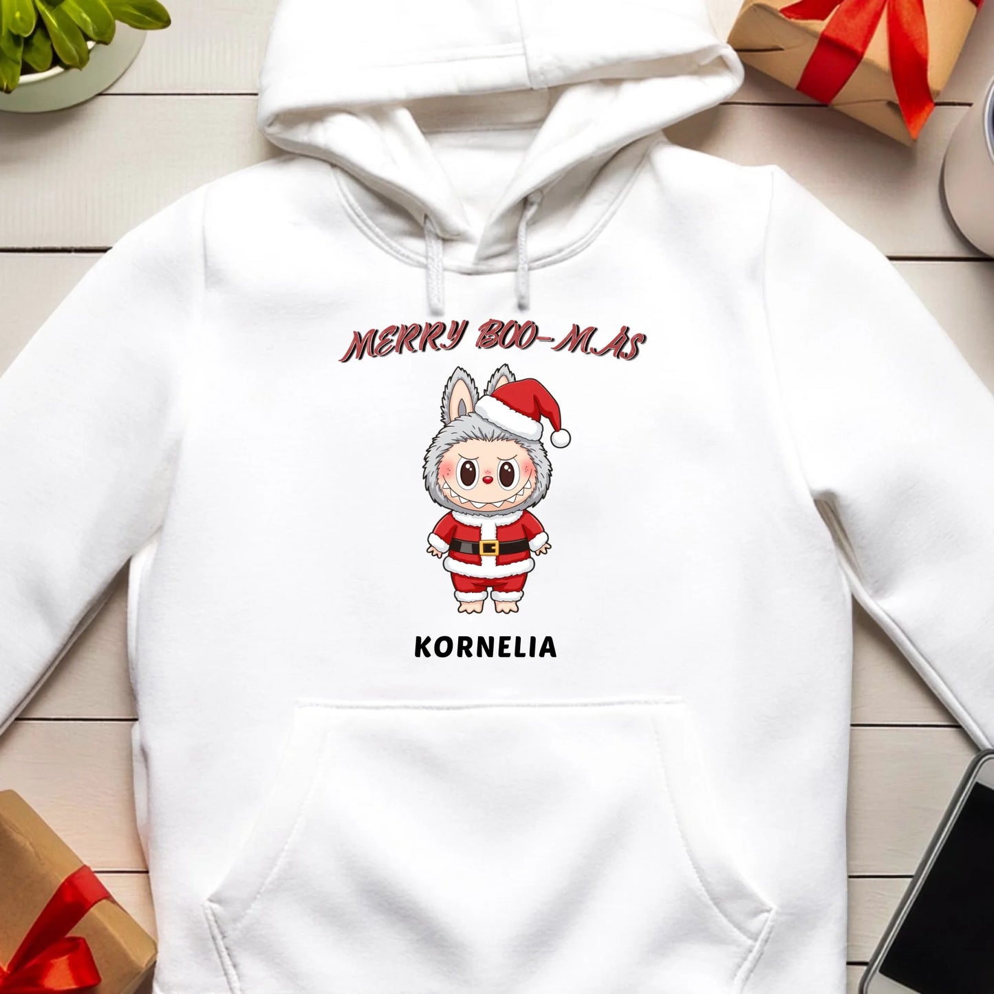 Personalizowana bluza na święta - Uroczy Potworek #513