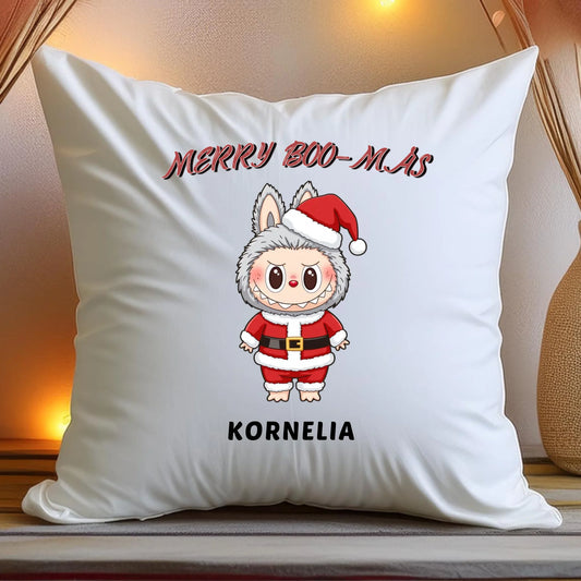 Personalizowana poduszka na święta - Uroczy Potworek #513