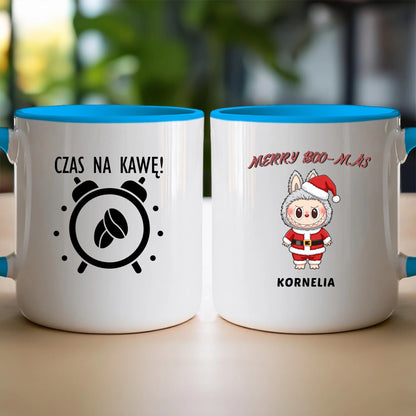 Personalizowany kubek na święta - Uroczy Potworek #513
