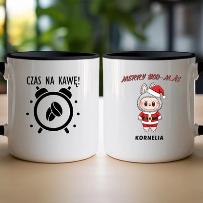 Personalizowany kubek na święta - Uroczy Potworek #513