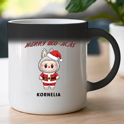 Personalizowany kubek na święta - Uroczy Potworek #513