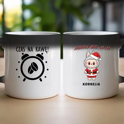 Personalizowany kubek na święta - Uroczy Potworek #513