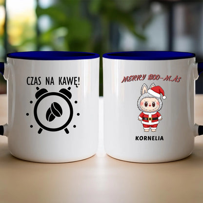 Personalizowany kubek na święta - Uroczy Potworek #513