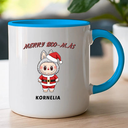 Personalizowany kubek na święta - Uroczy Potworek #513